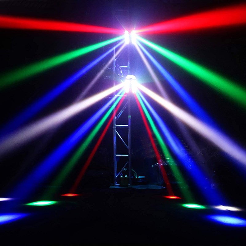 Pack 2 Effets Spider RGBW - 2 Supports Réglables