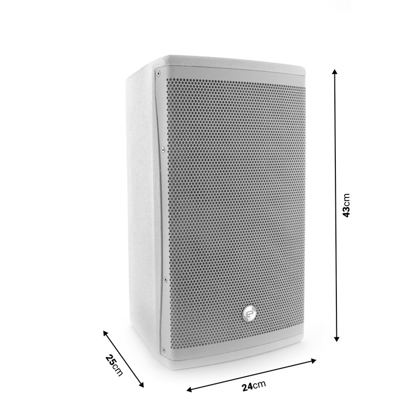 Enceinte passive 8" - 150W RMS - Support mural - dimensions Elokance - i8