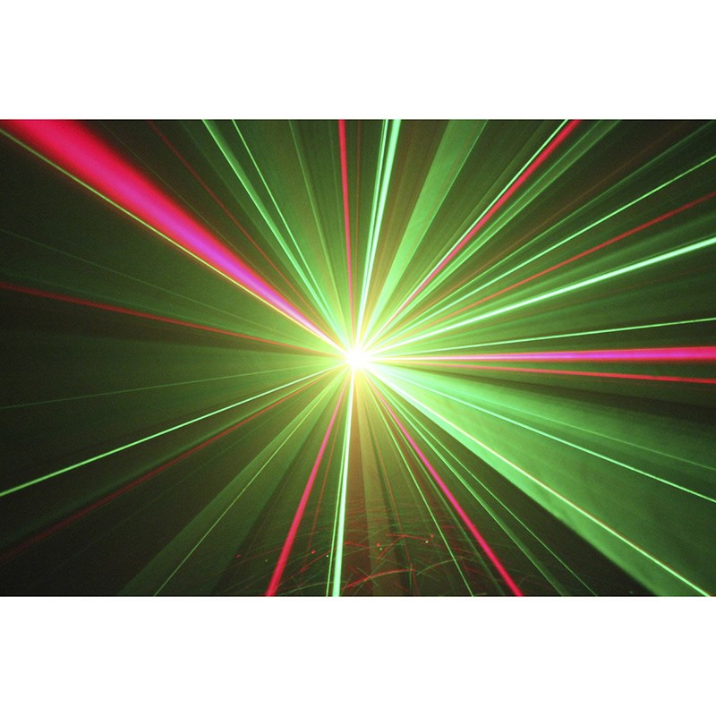 Laser multipoint et gobo - Stroboscope intégré fête