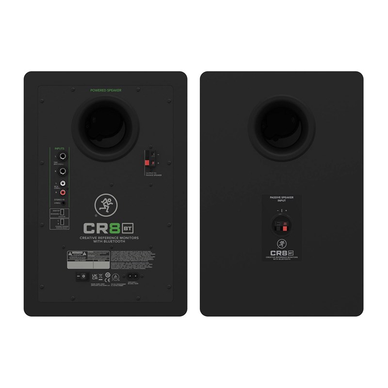 Paire d'enceinte monitoring active 8" - Bluetooth - 140W pro