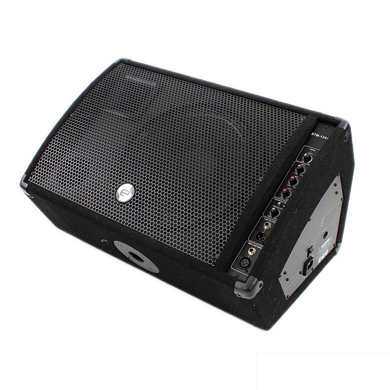 Enceinte retour scène 180W - Filtre anti-larsen & EQ - Elokance - STM 12AC Noir