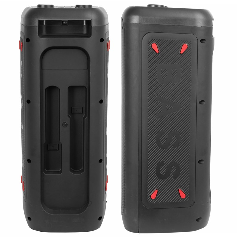 Pack Enceinte Karaoké sur batterie 700W Bluetooth - 2 Micros - Effet Astro LED