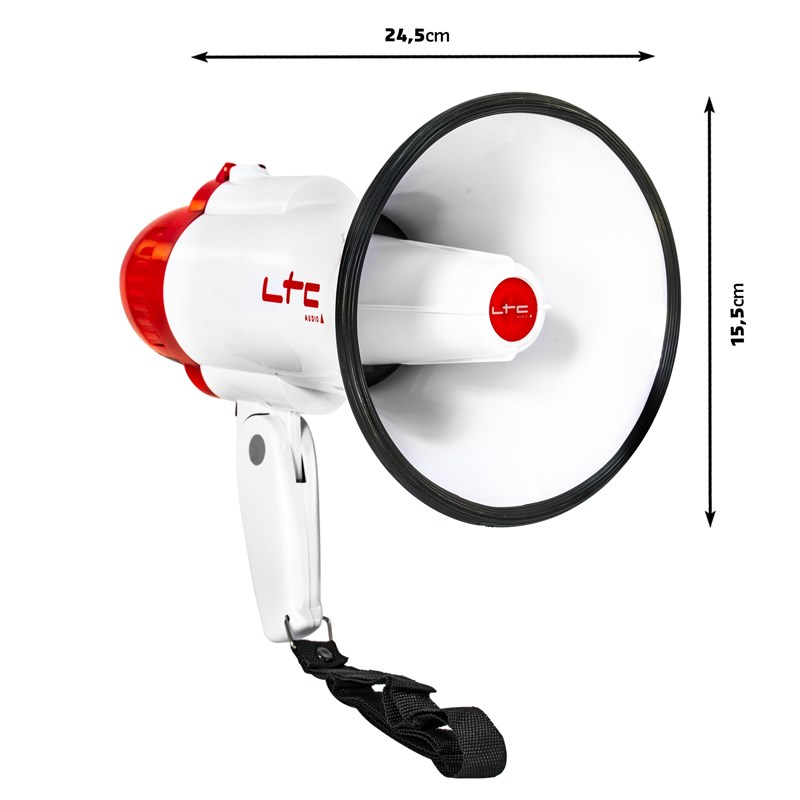 Mégaphone 20W - Sur batterie vocal