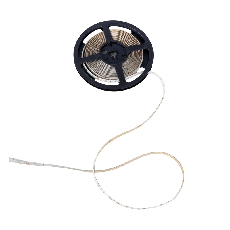 Ruban LED flexible RVB IP44 - 5m - Télécommande incluse - rouleau