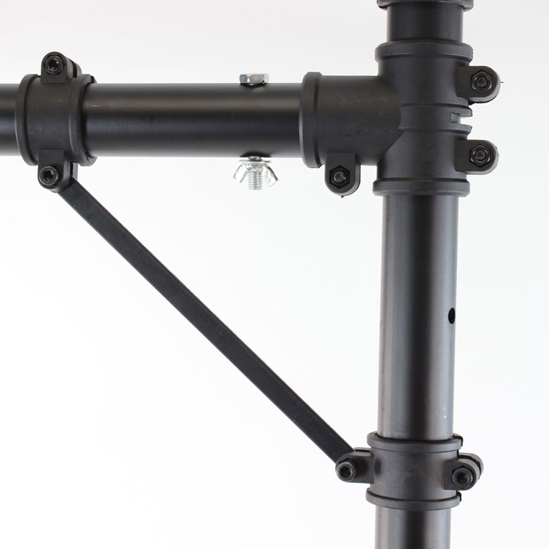 Pied de levage pour éclairages avec barres de fixation support