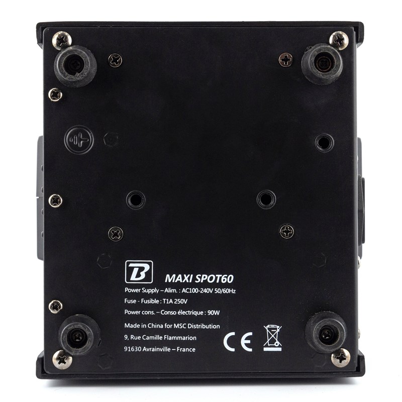 Lyre Spot à LED 60W - Gobo - Shake - Stroboscope DMX