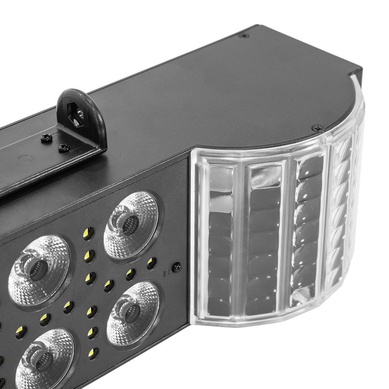 Twin Derby 3-en-1 LED - Derby Wash Strobe - Trépied effets