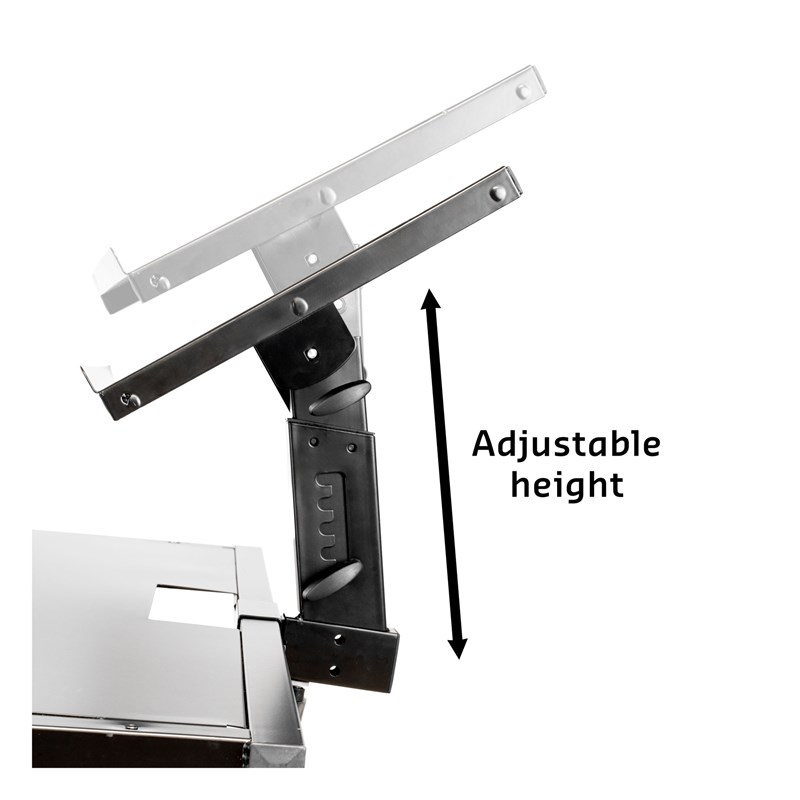 Support DJ mobile en acier - Réglable