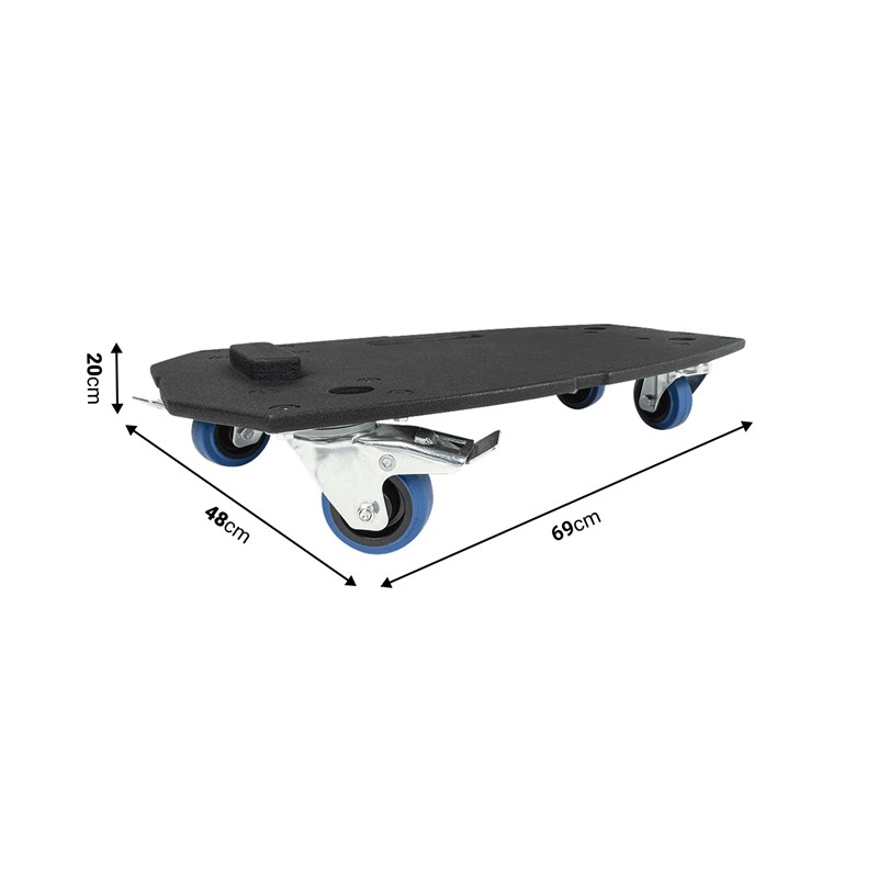 Plateau à Roulettes pour Caisson de Basses - Transport