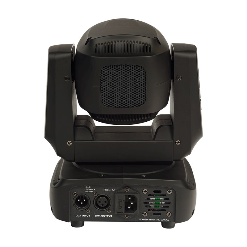 Lyre Spot LED 60W compacte - 8 gobos - Prisme & anneau RGB - affichage