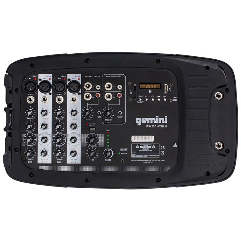Système amplifié 2x10" avec mixeur et Bluetooth - mixage