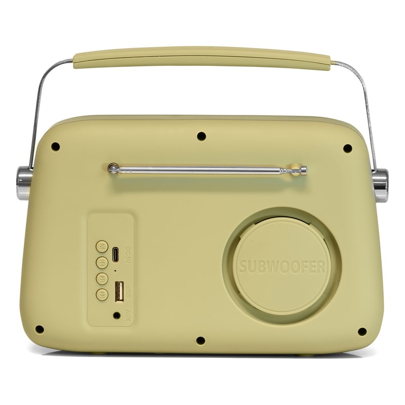 Radio vintage sur batterie - BT, USB & FM