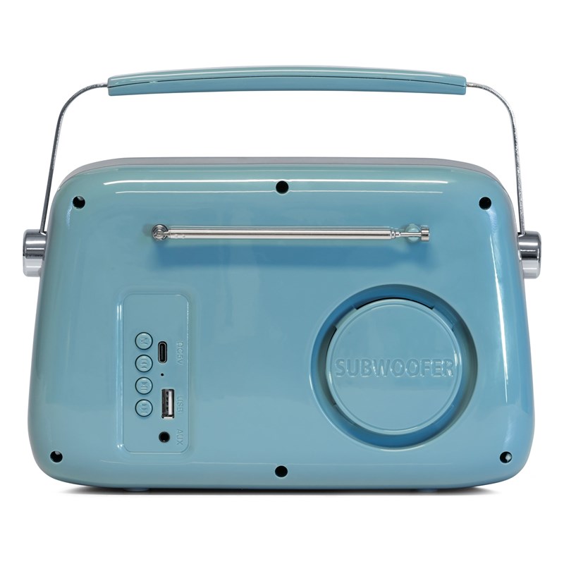 Radio vintage sur batterie - BT, USB & FM