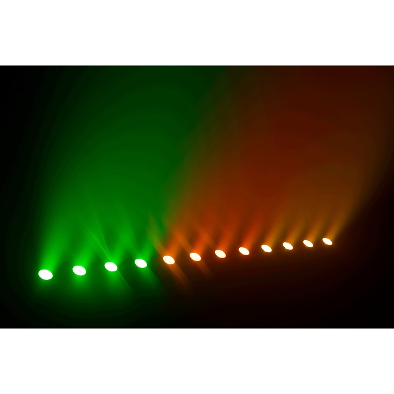 Barre LED RGB 12x3W - DMX 3 zones - détection audio animation
