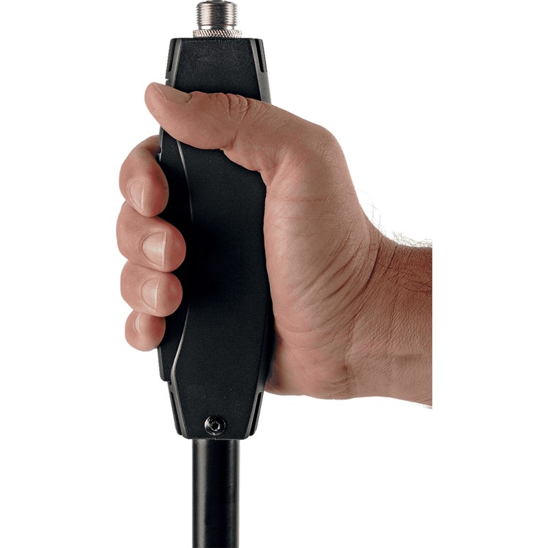 Stand microphone droit "One-Hand" réglable - Base ronde support
