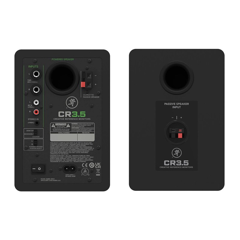 Enceintes monitoring actives 3,5" - Bluetooth stéréo