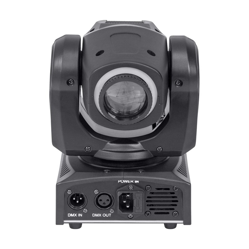 Lyre SPOT avec Anneau d'effets LED RVB - 30W - DMX faisceau