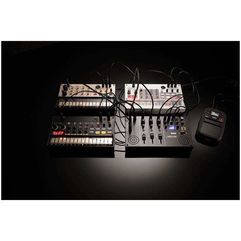 Mixeur audio 4 entrées mini-jack - alim & filtres - VOLCA-MIX Pads