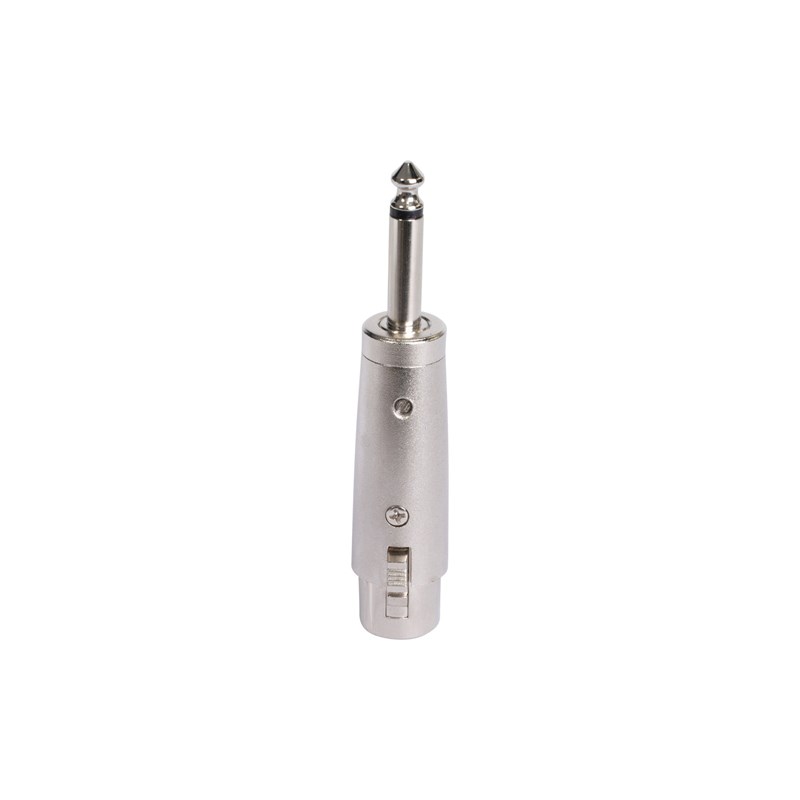 Adaptateur XLR Femelle - Jack 6.35 Male mono