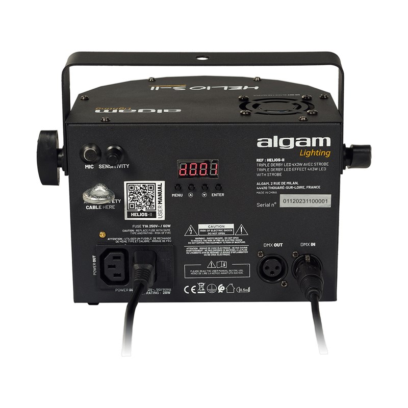 Effet LED 2-en-1 derby + strobe - 4x3W RGBW - DMX