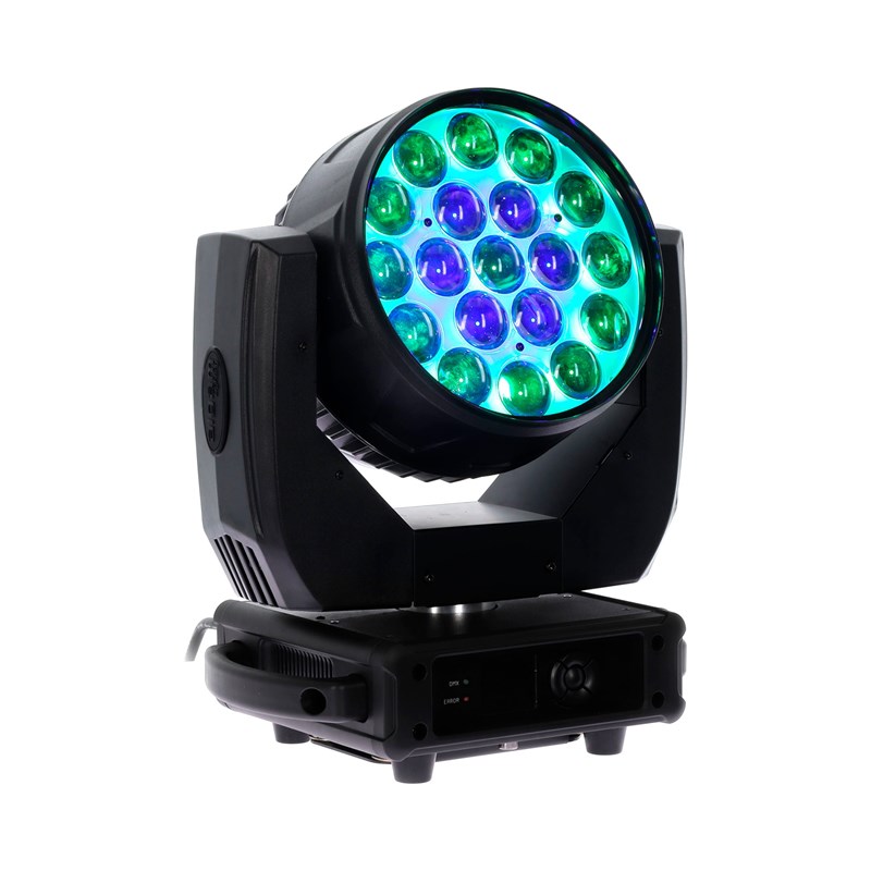 Lyre Wash Zoom 19x15W LED RGBW - DMX DJ Lumières