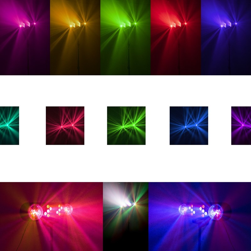 Pack Enceinte portable 800W - Portique lumière PAR Astro - Micro