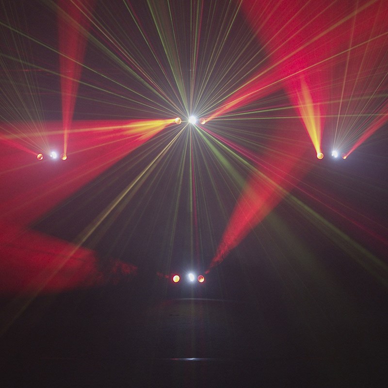 Effet Combiné 3-en-1 Moon Laser Strobe - DMX