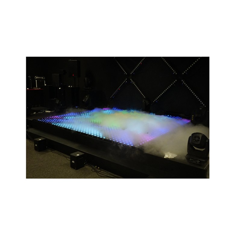 Piste de danse composée de 25 dalles lumineuses - led