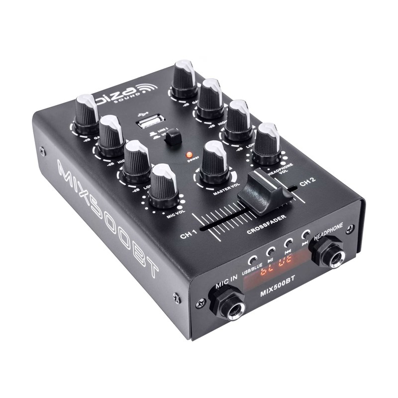 Table de mixage 2 canaux - USB & BT intégrés mixer