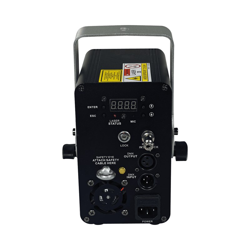 Laser d'Animation Vert - 80mW DMX branchement