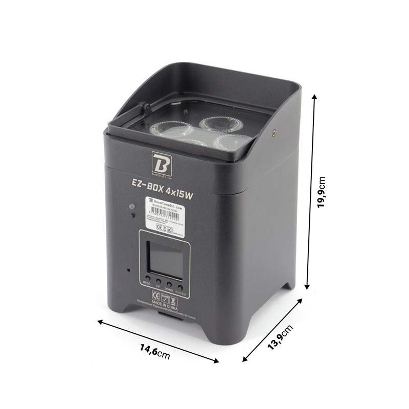 Projecteur à LED 4x15W sur batterie évènement