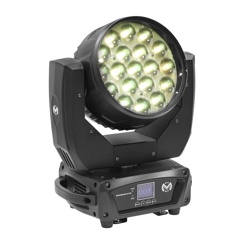 Lyre Wash LED 19x15W RGBW avec Zoom - DMX Éclairage