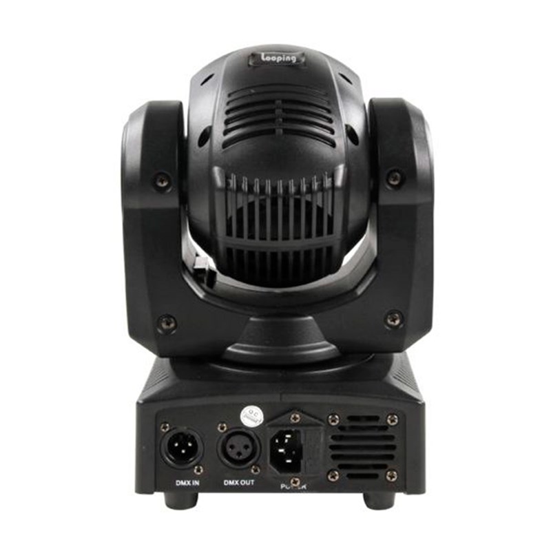 Lyre Beam 60W RGBW 4° avec anneau LED RVB - DMX projecteur