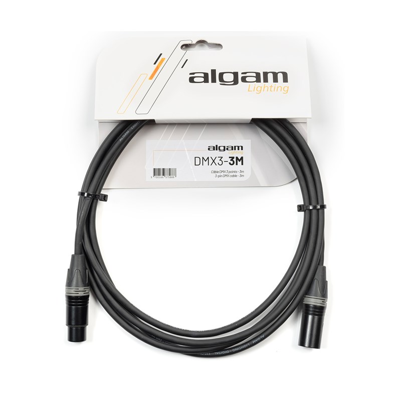 Câble DMX 3 Points - 3 m XLR