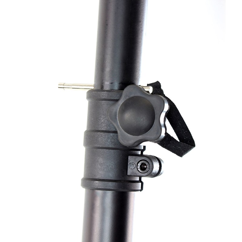 Pied de levage pour éclairages avec barre de fixation robuste