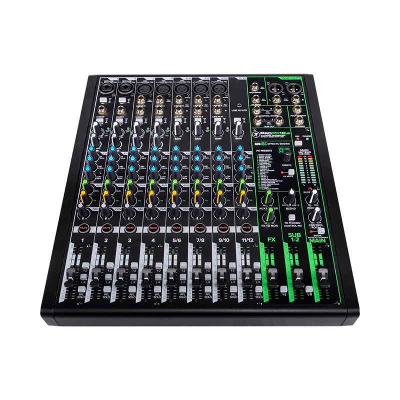 Console Table de Mixage Analogique - USB 12 Canaux FX mixeur
