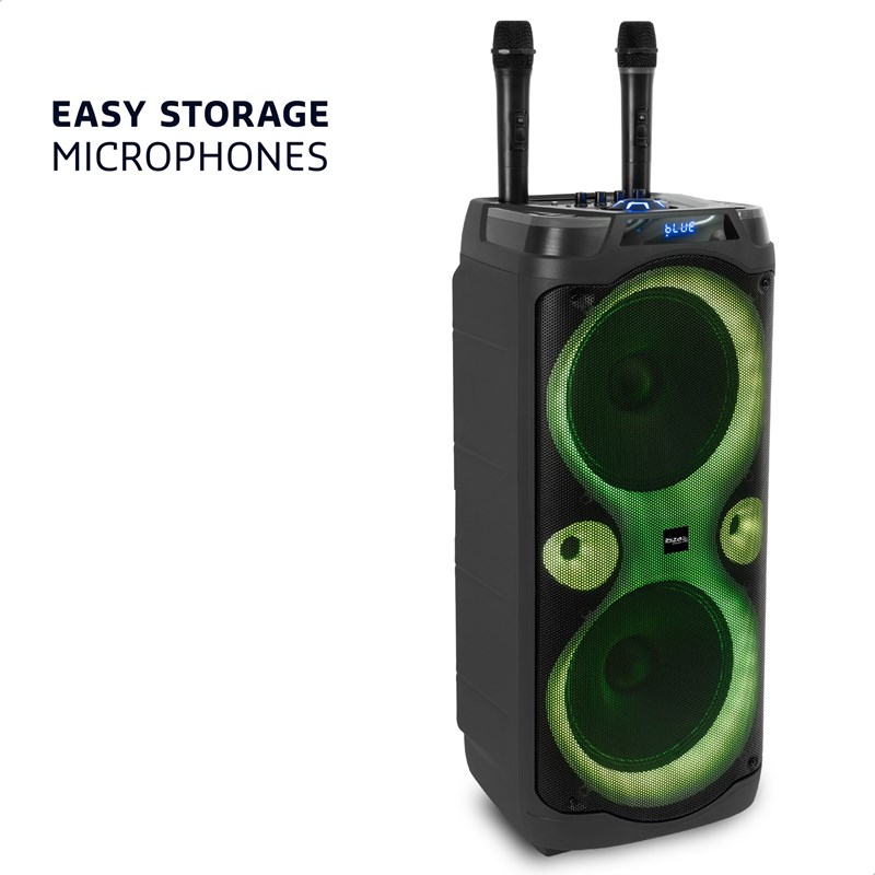 Enceinte Karaoké - 2 x 10" 1000W - BT