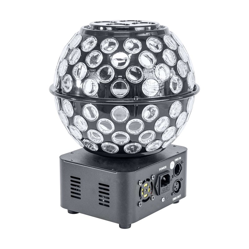 Effet lumineux - Double RVBB avec Gobos et faisceaux - DMX & télécommande évènement