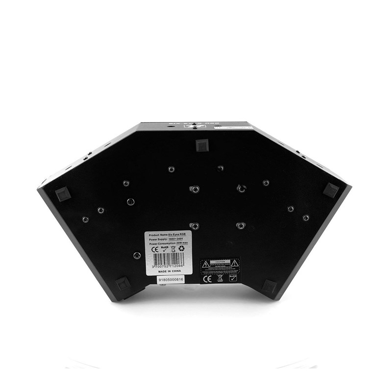 LASER à 6 ouvertures - RGB - Effet rotatifs éclairage