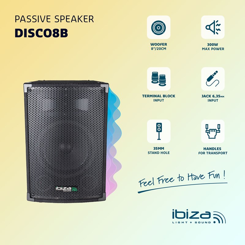 Enceinte Passive 3 voies - 8"/20cm boomer