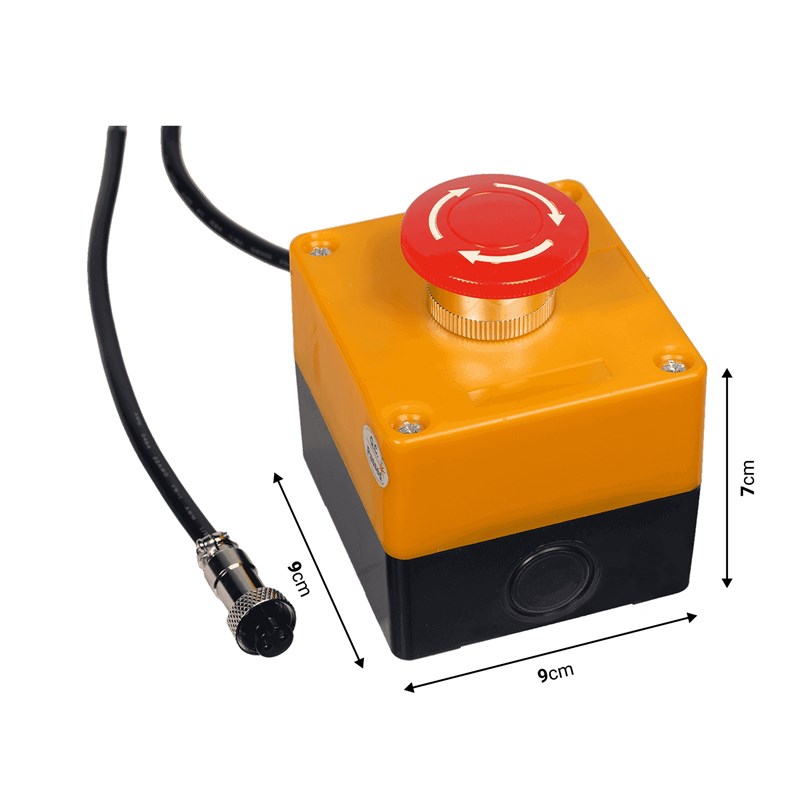 Bouton Poussoir d'Urgence INTERLOCK - 5 mètres ilda, laser