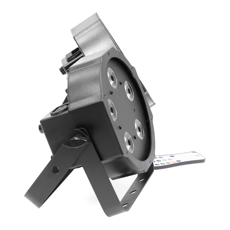 Ensemble de 2 projecteurs plats à LED - 5 x 5W RGB-UV pilotage