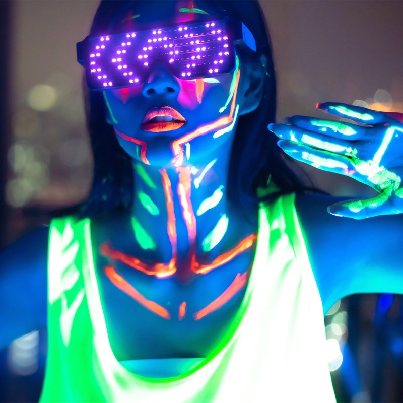 Projecteur Lumière Noire Ultraviolet UV 12x1W Effet