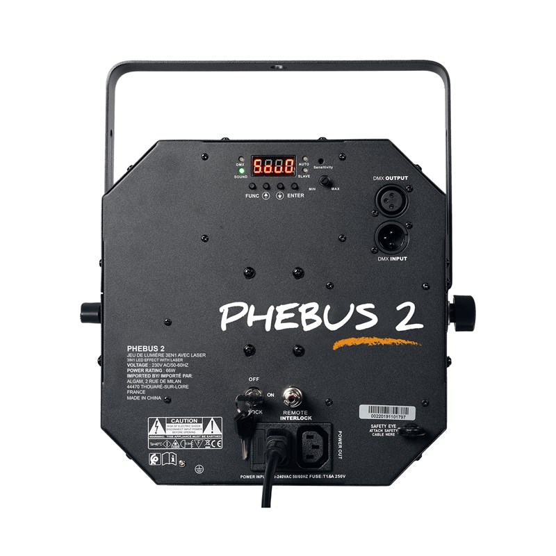 Projecteur LED - Derby Stroboscope Laser effet