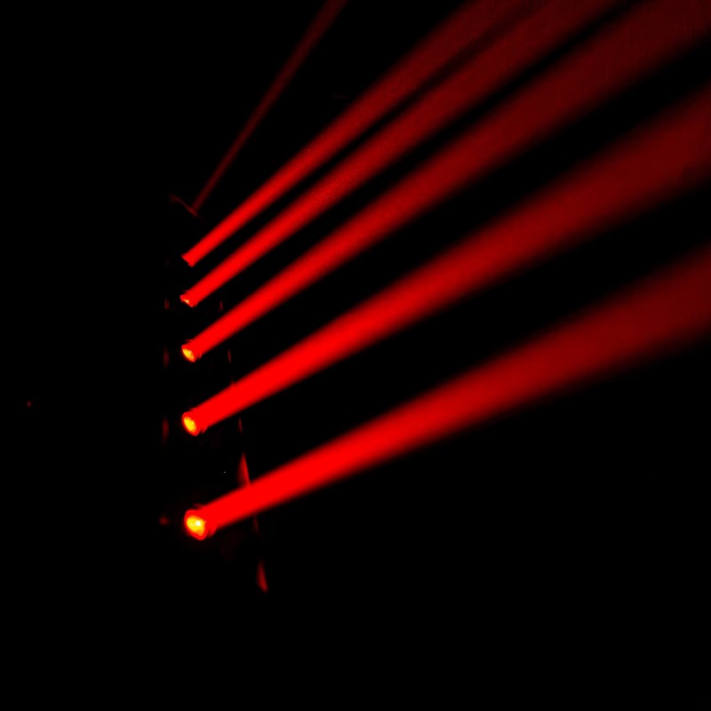 Barre Laser Motorisée RGB 6x4000mW - DMX Discothèque