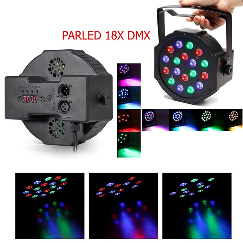 Pack Enceinte Karaoke Bluetooth 1200W - Projecteur PAR LED - 2 Micros