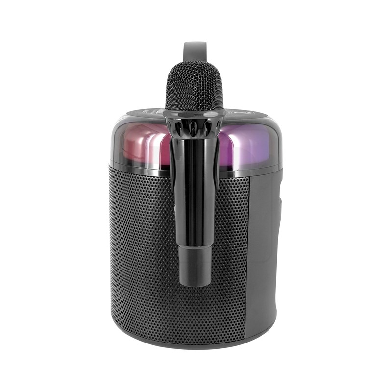 Enceinte karaoké portable Bluetooth à LED - 2 micros enfant