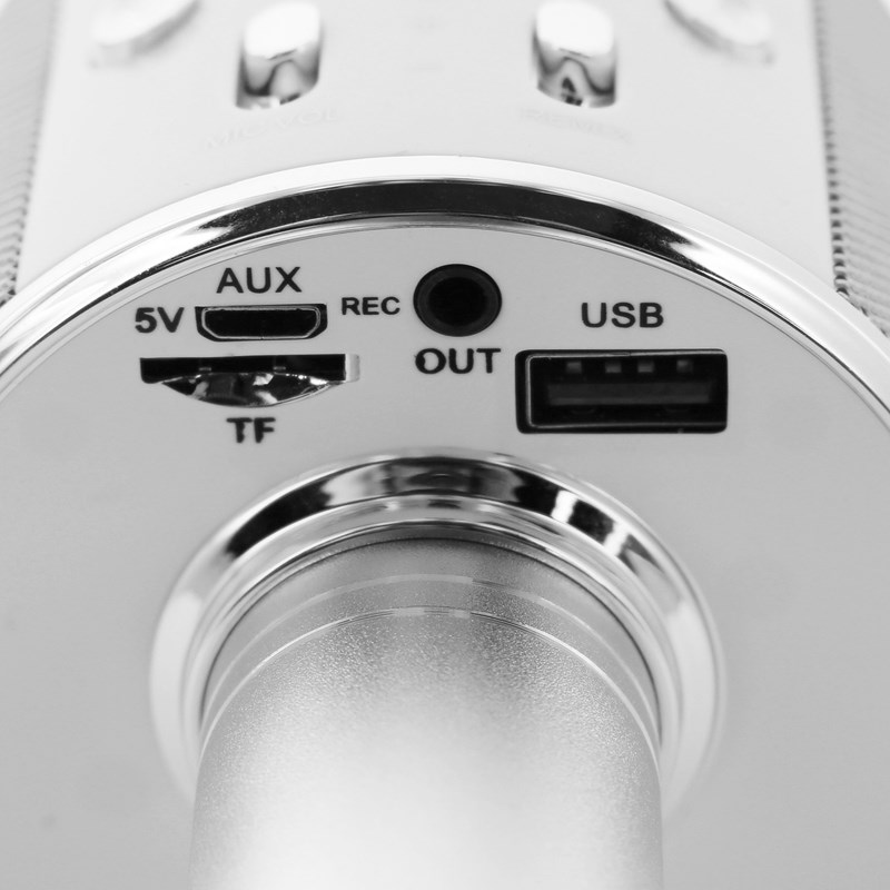 Micro karaoké avec enceinte intégrée rechargeable