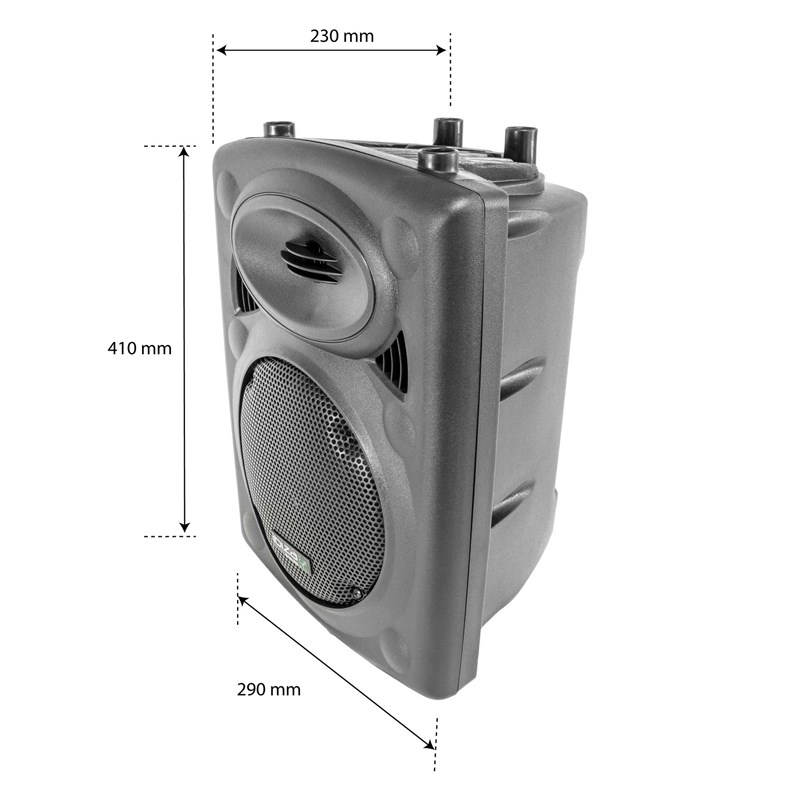 Enceinte active 8"/20cm - 300W mp3