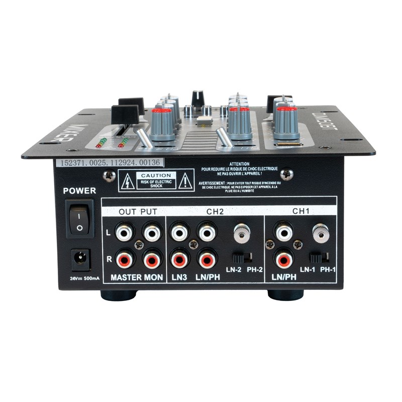 Table de mixage - 2 voies/5 canaux avec Bluetooth